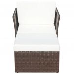 Scaun de gradina cu taburet