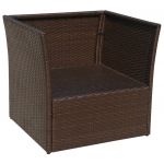 Scaun de gradina cu taburet