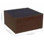 Scaun de gradina cu taburet