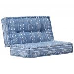 Fotoliu puf, 100 x 100 x 20 cm, material textil