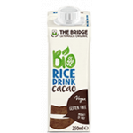 Lapte vegetal de orez cu ciocolata 250ml ECO-BIO - The Bridge
