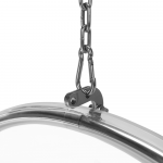Scaun suspendat, transparent/argint/ gri, BUBBLE TIP 1