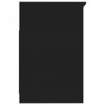 Dulap cu sertare negru 40x50x76 cm lemn compozit,