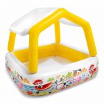 Piscina gonflabila acoperita, Intex Sun shade, pentru copii, 157x157x122 cm