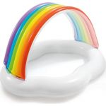 Piscina gonflabila Intex Curcubeu , pentru copii, 102x89 cm, 1 an+