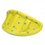 Ponton, Saltea de apa, gonflabila pentru copii cu acoperis, dimensiune 65 x 73 cm