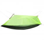 Hamac de Camping Dublu (2 persoane), 200 x 100 cm + Plasa de tantari, verde