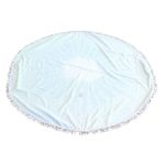 Prosop mare de plaja, super absorbant, forma rotunda, diametru 150 cm, model Ananas