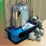 Ubbink Set cascada Niagara 30 cm LED cu pompa
