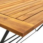 Set mobilier de exterior pliabil
