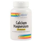 Calcium Magnesium with Vitamin D 90tb - Solaray - Secom