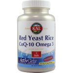 Red Yeast Rice CoQ-10 Omega-3 60tb - KAL - Secom