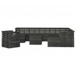 Set mobilier gradina paleti cu perne 12 piese lemn masiv pin