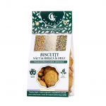 BISCUITI VEGANI CU NAUT, HRISCA SI OREZ, fara zahar, fara gluten – 130g - Hiper Ambrozia