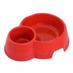 Castron pentru caini sau pisici Geo Dublu 24.5 cm