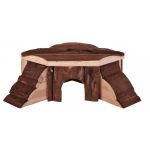 Casuta din lemn cu rampa pentru Hamsteri Trixie 21x7x19cm-19cm