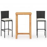Set mobilier bar de gradina cu perne