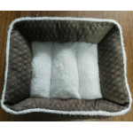Culcus dreptunghiular cu doua fete pentru caini Enjoy 60x55x20cm