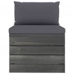 Set mobilier gradina paleti cu perne