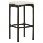 Set mobilier de bar de gradina cu perne