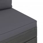 Set mobilier gradina din paleti cu perne
