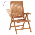 Scaune gradina cu perne albastru regal, 2 buc., lemn masiv tec