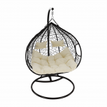 Scaun agatat maro/crem DALVEA NEW