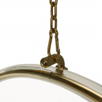 Scaun suspendat, transparent/ auriu/ gri, BUBBLE TIP 1
