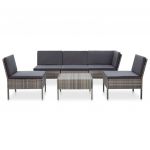 Set mobilier de gradina cu perne