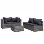 Set mobilier de gradina cu perne