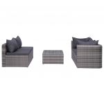 Set mobilier de gradina cu perne