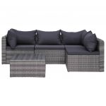 Set mobilier de gradina cu perne