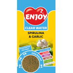 Hrana pentru pesti Enjoy Spirulina si usturoi granule 250ml