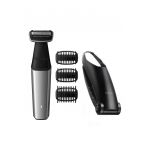 Aparat de tuns corporal BG5020/15 - 3 piepteni - 3-7mm - rezistent la apa - Accesoriu spate - 60 de minute - Negru/Argintiu