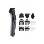 Aparat de tuns si ras Carbon Titanium 10in1 Multi Trimmer - 10 Accesorii - 3 capete - Negru