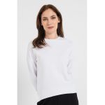 Bluza sport cu decolteu la baza gatului si maneci cazute