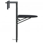 Masa balcon suspendata alb 60x64x83