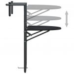 Masa balcon suspendata alb 60x64x83