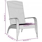 Scaun Adirondack de gradina