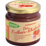 Gem de capsuni si rubarba - eco-bio 235g - Frusano