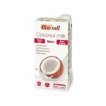 Lapte vegetal de cocos, fara zahar - eco-bio 1L - Ecomil