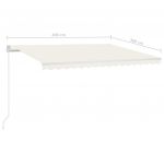 Copertina retractabila manual cu LED