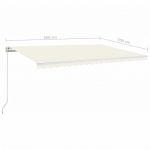 Copertina retractabila manual cu LED