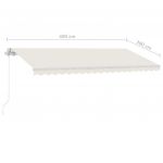 Copertina retractabila manual cu LED