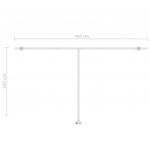 Copertina retractabila manual cu LED
