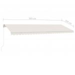 Copertina retractabila manual cu LED