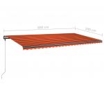 Copertina retractabila manual