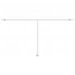 Copertina retractabila manual cu LED, antracit, model 2