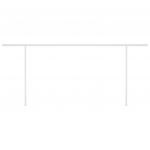 Copertina retractabila manual cu LED, antracit, model 6