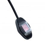 Copertina retractabila manual cu LED, albastru/alb/negru, 500 x 300 cm